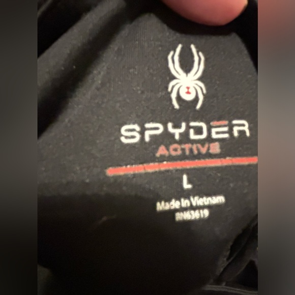 Spyder Leggings Pants Womens Activewear Black Performance High Rise Large Soft - Picture 2 of 4